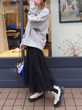 akkoさん（骨格ナチュラル・レディース・168cm）の秋コーディネート