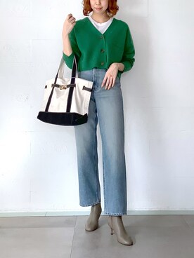 「TICCA（ティッカ）のアイテム（トップス）」を使った、akkoさん（レディース・168cm）の秋コーディネート