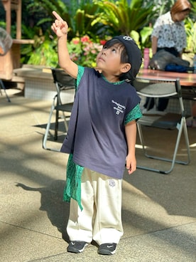 「アイテム（パンツ）」を使った、harupiさん（キッズ・100cm）の夏コーディネート