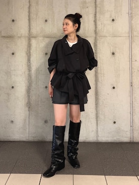 横山ななさん(レディース・157cm)の秋コーディネート