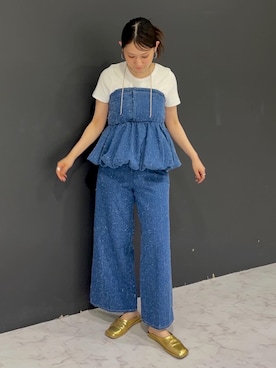 横山ななさん（レディース・157cm）の春コーディネート