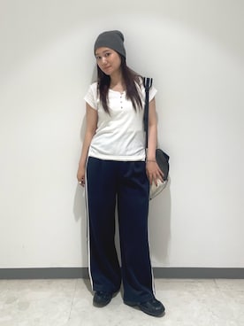 「Ungrid（アングリッド）のアイテム」を使った、横山ななさん（レディース・157cm）の夏コーディネート