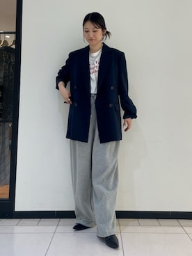 「Ungrid（アングリッド）のアイテム（アクセサリー）」を使った、横山ななさん（レディース・157cm）の春コーディネート