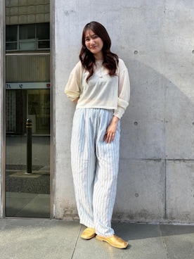 横山ななさん(レディース・157cm)の夏コーディネート
