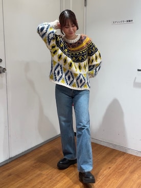 横山ななさん(レディース・157cm)の冬コーディネート