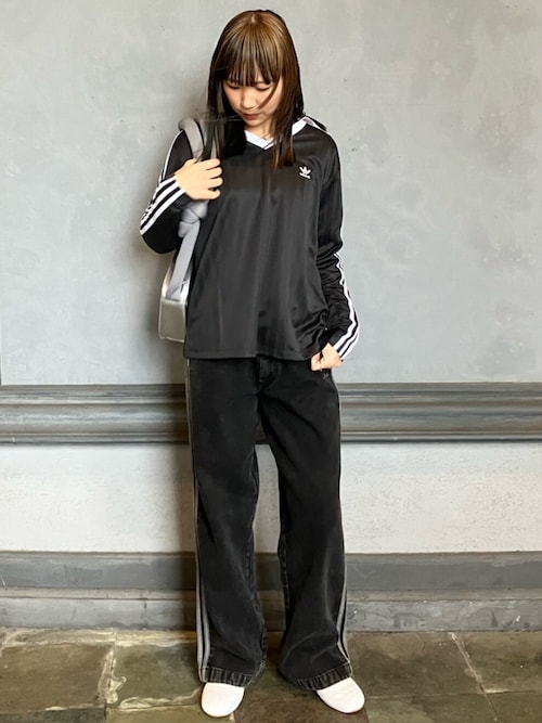 adidas originals 長袖ポロシャツ　トラックパンツ　セットアップ adidas originals 長袖ポロシャツトラックパンツセットアップ
