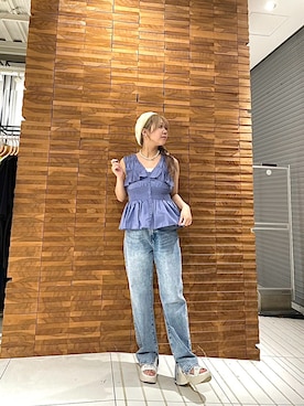 「SMELLY（スメリー）のアイテム」を使った、kaoさん（骨格ストレート・レディース・151cm）の夏コーディネート