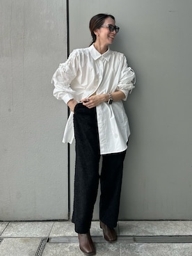 庄司未菜美さん（レディース・160cm）の夏コーディネート