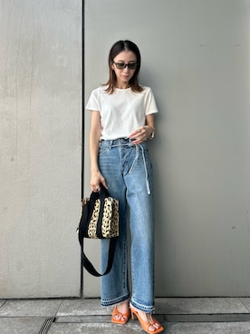 庄司未菜美さん(レディース・160cm)の夏コーディネート