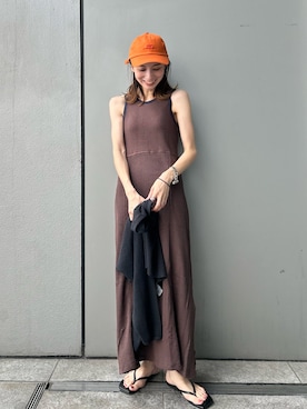 庄司未菜美さん(レディース・160cm)の夏コーディネート