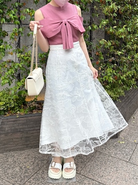 西銀座店さん（レディース・166cm）の春コーディネート