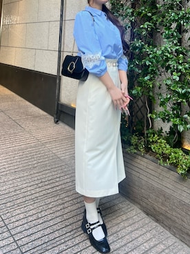 「MISCH MASCH（ミッシュマッシュ）のアイテム」を使った、西銀座店さん（レディース・158cm）の春コーディネート