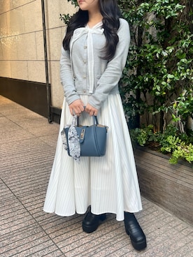 「MISCH MASCH（ミッシュマッシュ）のアイテム」を使った、西銀座店さん（レディース・158cm）の春コーディネート