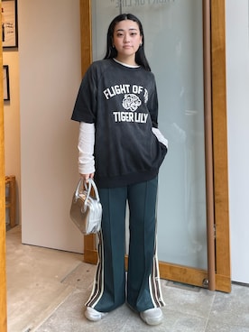 OUTDOORPRODUCTS中目黒店さん（レディース・159cm）の秋コーディネート