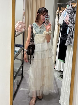 「w closet（ダブルクローゼット）のアイテム」を使った、yunacode13さん（レディース・160cm）の夏コーディネート