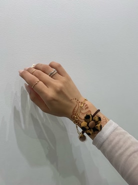 「アイテム（ヘアゴム）」を使った、しげお🌷⸝⋆さん（レディース・155cm）の秋コーディネート