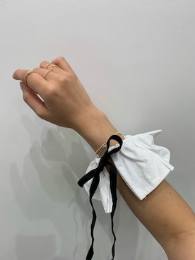 「アイテム（ヘアゴム）」を使った、しげお🌷⸝⋆さん（レディース・155cm）の秋コーディネート