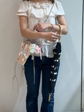 「アイテム（その他ヘアアクセサリー）」を使った、しげお🌷⸝⋆さん（レディース・155cm）の秋コーディネート