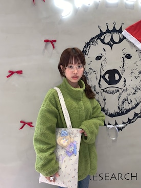 「アイテム（ポーチ）」を使った、しげお🌷⸝⋆さん（レディース・155cm）の冬コーディネート