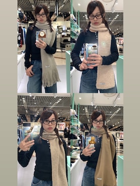 「アイテム（ヘアゴム）」を使った、しげお🌷⸝⋆さん（レディース・155cm）の秋コーディネート