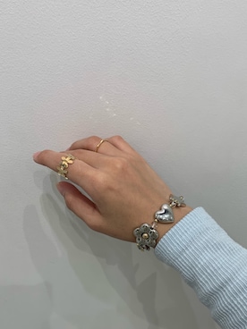 「アイテム（リング）」を使った、しげお🌷⸝⋆さん（レディース・155cm）の冬コーディネート