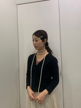 「アイテム（ヘアピン）」を使った、しげお🌷⸝⋆さん（レディース・155cm）の秋コーディネート