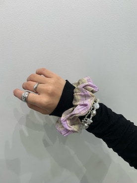 「アイテム（シュシュ）」を使った、しげお🌷⸝⋆さん（レディース・155cm）の冬コーディネート