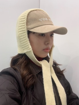 「アイテム（帽子）」を使った、しげお🌷⸝⋆さん（レディース・155cm）の秋コーディネート