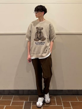 「SMELLY（スメリー）のアイテム」を使った、kousei085さん（メンズ・175cm）の夏コーディネート