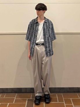 「オープンカラー」｜kousei085さん（メンズ・175cm）の夏コーディネート