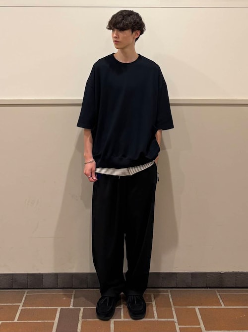 サイドストレージ半袖ポンチTops