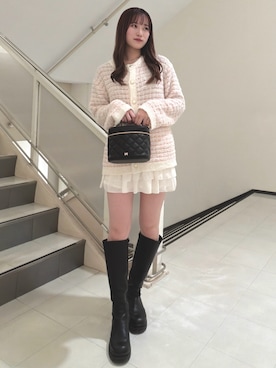 舞桜さん（レディース・165cm）の冬コーディネート