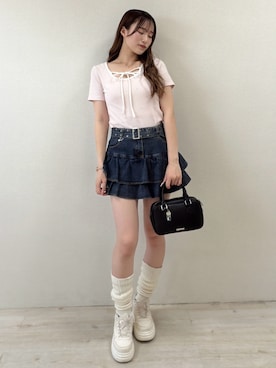 「INGNI（イング）のアイテム（バッグ）」を使った、舞桜さん（レディース・165cm）の春コーディネート