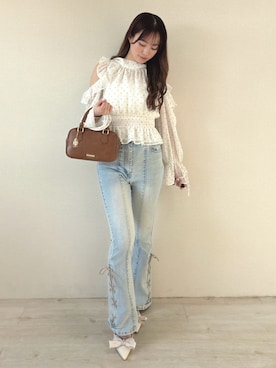 舞桜さん（レディース・165cm）の春コーディネート