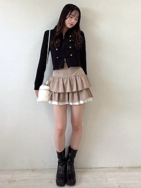 「INGNI（イング）のアイテム」を使った、舞桜さん（レディース・165cm）の秋コーディネート