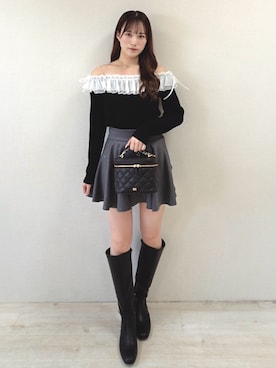 舞桜さん（レディース・165cm）の冬コーディネート