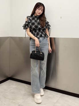 「INGNI（イング）のアイテム（バッグ）」を使った、舞桜さん（レディース・165cm）の春コーディネート