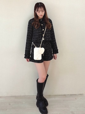 舞桜さん（レディース・165cm）の冬コーディネート