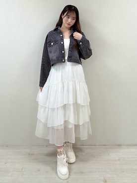 舞桜さん（レディース・165cm）の春コーディネート