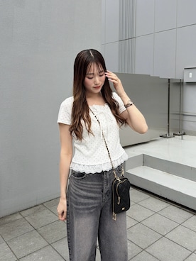 「INGNI（イング）のアイテム（バッグ）」を使った、舞桜さん（レディース・165cm）の春コーディネート