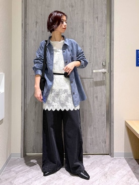 「アイテム（キャミソール）」を使った、hikaruさん（レディース・161cm・30代）の秋コーディネート