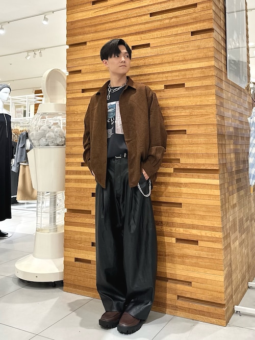 セール】ライトツイードレギュラーカラーシャツ（シャツ/ブラウス