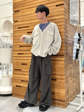「アイテム（スウェット）」を使った、くおんさん（メンズ・172cm・10代）の秋コーディネート