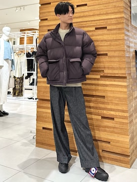 「アイテム（ブルゾン）」を使った、くおんさん（メンズ・172cm・10代）の秋コーディネート