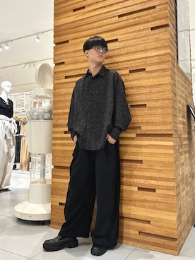 くおんさん（メンズ・172cm）の秋コーディネート