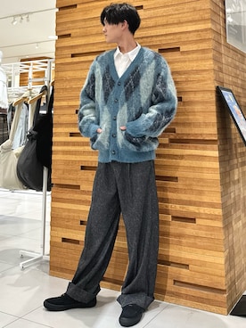 くおんさん（メンズ・172cm・10代）の秋コーディネート