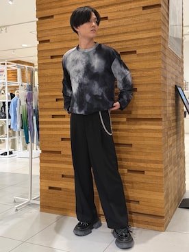 くおんさん（メンズ・172cm）の春コーディネート