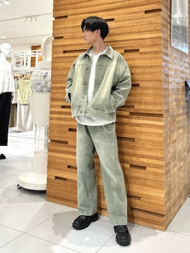 「アイテム（ジャケット/アウター）」を使った、くおんさん（メンズ・172cm・10代）の秋コーディネート