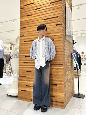 「アイテム（カーディガン/ボレロ）」を使った、kuon1206さん（メンズ・172cm）の夏コーディネート