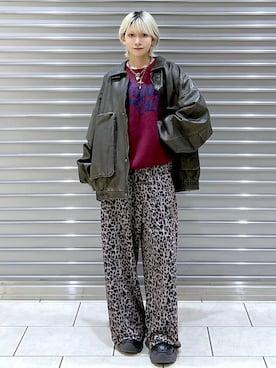 「PBLIM（ページボーイリム）のアイテム（ジャケット/アウター）」を使った、たなべさん（レディース・156cm）の秋コーディネート